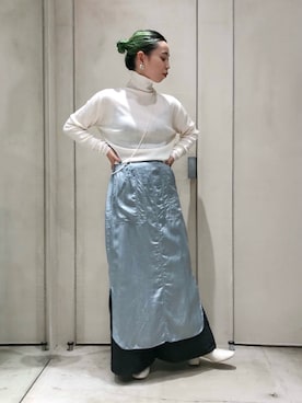 「nitca（ニトカ）のアイテム」を使った、mikako さん（レディース・160cm）の秋コーディネート