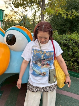 「アイテム（スウェットパンツ）」を使った、ぱぱちゃんさん（レディース・164cm）の秋コーディネート