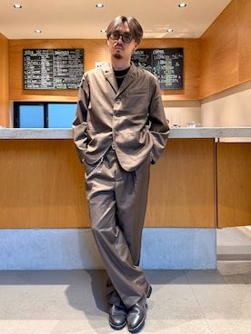 「アイテム（ウォレットチェーン）」を使った、HAZU【THE CRIMIE】さん（メンズ・173cm）の秋コーディネート