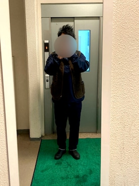 「weac.（ウィークス）のアイテム」を使った、ビックバンベイダーさん（メンズ・176cm）の冬コーディネート