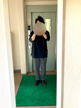 「EEL（イール）のアイテム（パンツ）」を使った、ビックバンベイダーさん（メンズ・176cm）の夏コーディネート