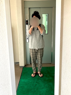 「weac.（ウィークス）のアイテム」を使った、ビックバンベイダーさん（メンズ・176cm）の春コーディネート