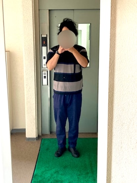 「weac.（ウィークス）のアイテム」を使った、ビックバンベイダーさん（メンズ・176cm）の夏コーディネート