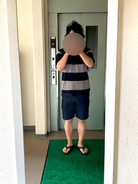 「weac.（ウィークス）のアイテム」を使った、ビックバンベイダーさん（メンズ・176cm）の夏コーディネート