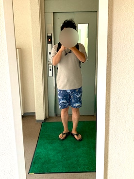 「curly」｜ビックバンベイダーさん（メンズ・176cm）の夏コーディネート