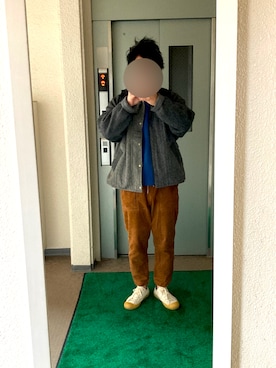 「weac.（ウィークス）のアイテム」を使った、ビックバンベイダーさん（メンズ・176cm）の冬コーディネート