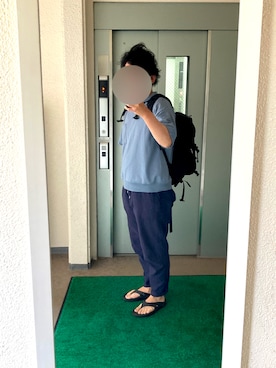 「bach（バッハ）のアイテム」を使った、ビックバンベイダーさん（メンズ・176cm）の夏コーディネート