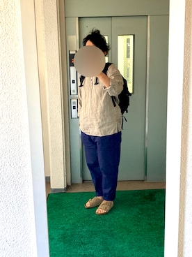 「weac.（ウィークス）のアイテム」を使った、ビックバンベイダーさん（メンズ・176cm）の春コーディネート