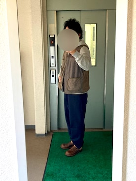 「SUNNY SIDE UP（サニーサイドアップ）のアイテム」を使った、ビックバンベイダーさん（メンズ・176cm）の春コーディネート