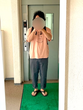 「weac.（ウィークス）のアイテム」を使った、ビックバンベイダーさん（メンズ・176cm）の夏コーディネート