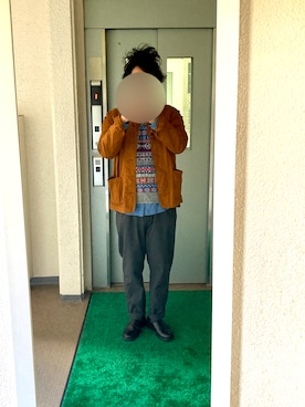 「weac.（ウィークス）のアイテム（ジャケット/アウター）」を使った、ビックバンベイダーさん（メンズ・176cm）の秋コーディネート