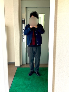 「weac.（ウィークス）のアイテム（ジャケット/アウター）」を使った、ビックバンベイダーさん（メンズ・176cm）の秋コーディネート