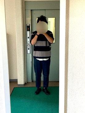 「MoonStar（ムーンスター）のMOONSTAR/810s/ムーンスター/エイトテンス KITCHE/キッチェ（スニーカー）」を使った、ビックバンベイダーさん（メンズ・176cm）の夏コーディネート