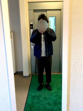 「MOJITO（モヒート）のアイテム」を使った、ビックバンベイダーさん（メンズ・176cm）の冬コーディネート