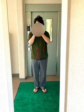 「TWO PALMS（トゥーパームス）のアイテム」を使った、ビックバンベイダーさん（メンズ・176cm）の夏コーディネート