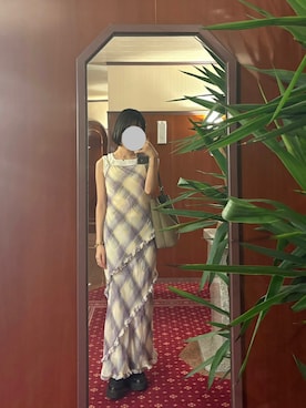 「archives（アルシーヴ）のアイテム」を使った、🥚たまごﾁｬﾝ🥚さん（レディース・159cm）の夏コーディネート
