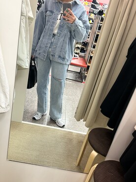 「COLONY 2139（コロニートゥーワンスリーナイン）のアイテム（デニムジャケット）」を使った、kanさん（レディース・170cm）の春コーディネート