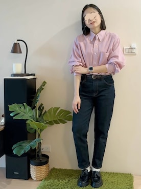 「アイテム（ローファー）」を使った、JPさん（レディース・164cm）の夏コーディネート