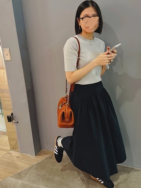 「大人カジュアルコーデ」｜「アイテム（スニーカー）」を使った、JPさん（レディース・164cm）の夏コーディネート