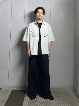 「アイテム（ドレスシューズ）」を使った、so-ta_さん（メンズ・174cm）の夏コーディネート