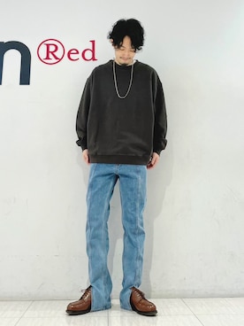 「JUNRED（ジュンレッド）のアイテム（スウェット）」を使った、so-ta_さん（メンズ・174cm）の冬コーディネート