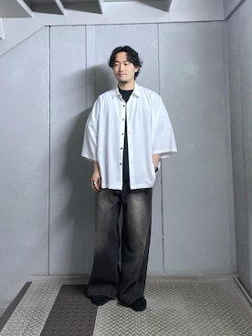 「アイテム（デニムパンツ）」を使った、so-ta_さん（メンズ・174cm・30代）の春コーディネート