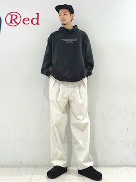 「JUNRED（ジュンレッド）のアイテム（チノパンツ）」を使った、so-ta_さん（メンズ・174cm）の秋コーディネート