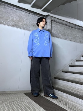 「re_k by JUNRED（レクバイジュンレッド）のアイテム（デニムパンツ）」を使った、so-ta_さん（メンズ・174cm）の冬コーディネート
