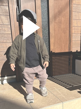 「アイテム（帽子）」を使った、oshamaさん（キッズ・130cm）の冬コーディネート