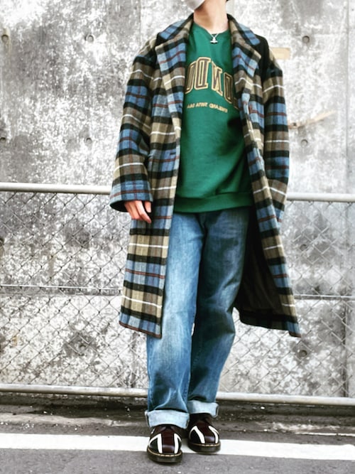 Vivienne Westwood MAN オフィーリア チェックコート ヴィヴィアン ウエストウッド チェック コート 超高級☆インポート