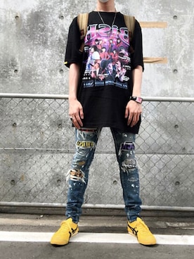 「OVERDESIGN（オーバーデザイン）のアイテム」を使った、cogemaruさん（メンズ・168cm）の夏コーディネート