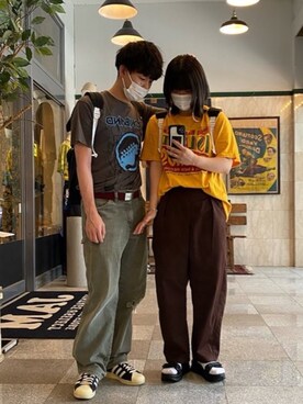 「kudos（クードス）のアイテム」を使った、cogemaruさん（メンズ・168cm）の夏コーディネート