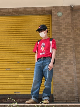 「kudos（クードス）のアイテム」を使った、cogemaruさん（メンズ・168cm）の夏コーディネート