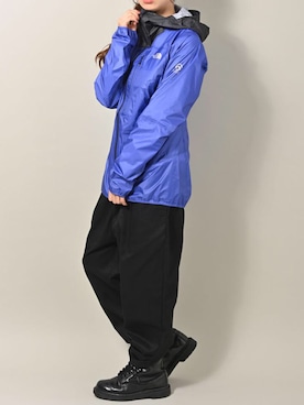 「THE NORTH FACE（ザノースフェイス）のアイテム（その他アウター）」を使った、ROCKSTE【公式アカウント】さん（レディース・156cm）の夏コーディネート