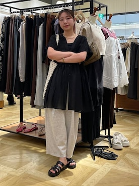 「アイテム（チョーカー）」を使った、Himeさん（レディース・158cm・20代）の夏コーディネート