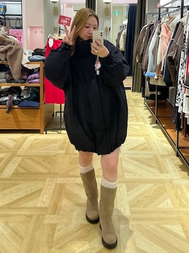 Himeさん（レディース・158cm）の冬コーディネート