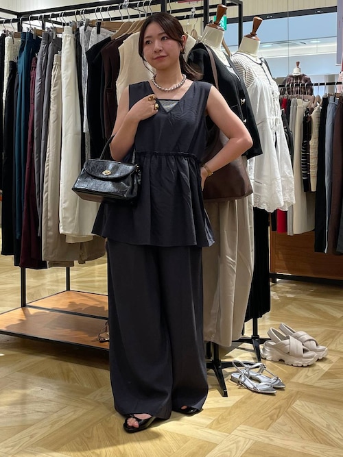 セール】ペプラムオールインワン 571556（サロペット