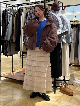 「アイテム（チョーカー）」を使った、Himeさん（レディース・158cm・20代）の秋コーディネート