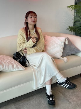 Himeさんの「パールタレンネックレス　249411」を使ったコーディネート