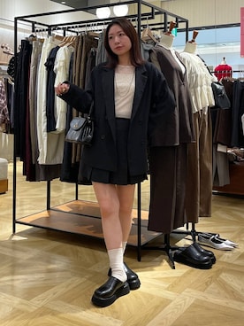 「ミニスカート」｜Himeさん（レディース・158cm・20代）の秋コーディネート