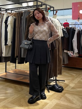 「アイテム（サンダル）」を使った、Himeさん（レディース・158cm・20代）の秋コーディネート