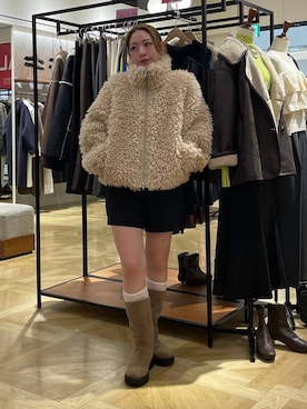 Himeさん（レディース・158cm）の冬コーディネート