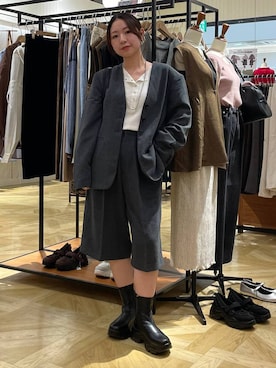 「ハーフパンツ」｜Himeさん（レディース・158cm・20代）の秋コーディネート