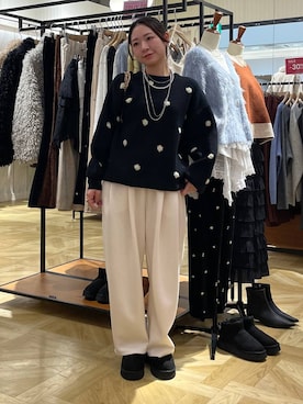 Himeさん（レディース・158cm）の冬コーディネート