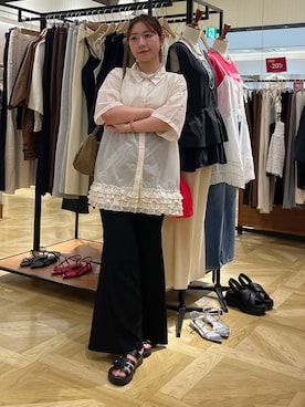「アイテム（シューズ）」を使った、Himeさん（レディース・158cm・20代）の夏コーディネート