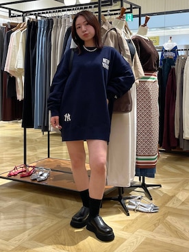 「アイテム（スウェット）」を使った、Himeさん（レディース・158cm・20代）の夏コーディネート