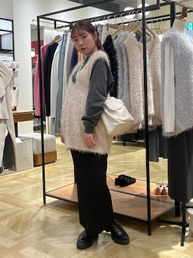 Himeさん（レディース・158cm）の冬コーディネート