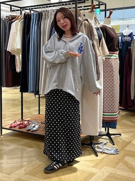 「アイテム（パーカー）」を使った、Himeさん（レディース・158cm・20代）の夏コーディネート