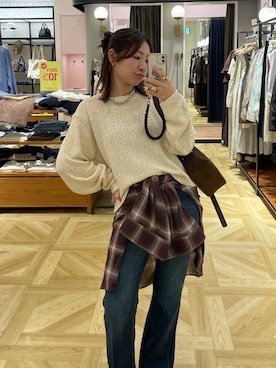 「アイテム（スマホグッズ）」を使った、Himeさん（レディース・158cm）の秋コーディネート