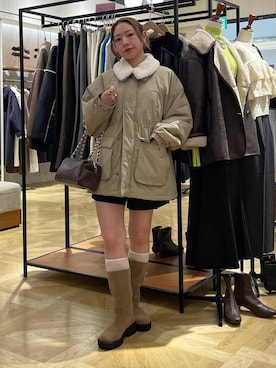 Himeさん（レディース・158cm）の冬コーディネート